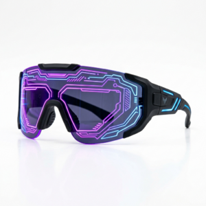 Cyberpunk Glowing Glasses