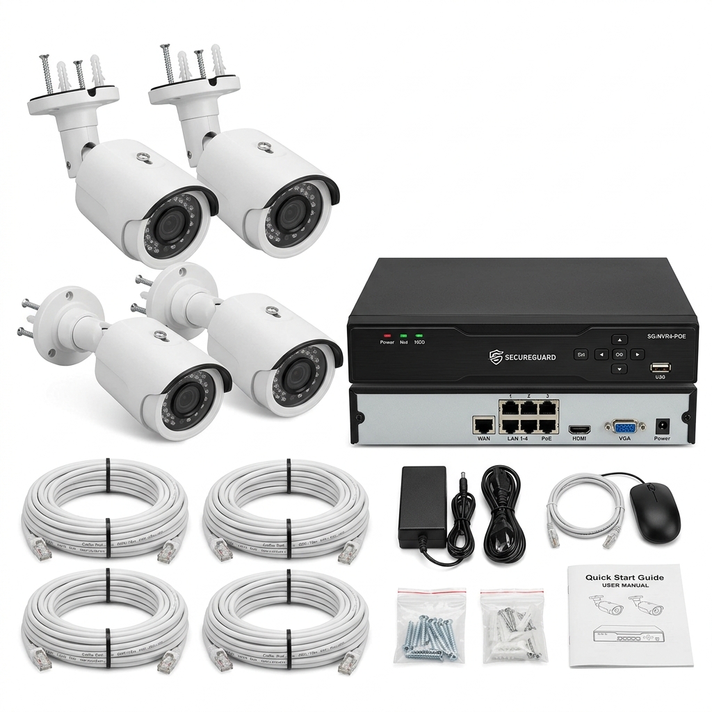 4COVR PoE Security Camera Kit Product Image