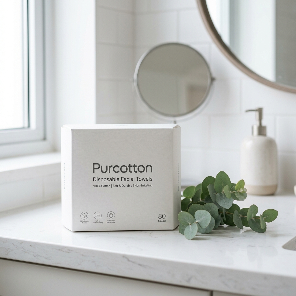 Purcotton Natural Cotton Wipes packaging