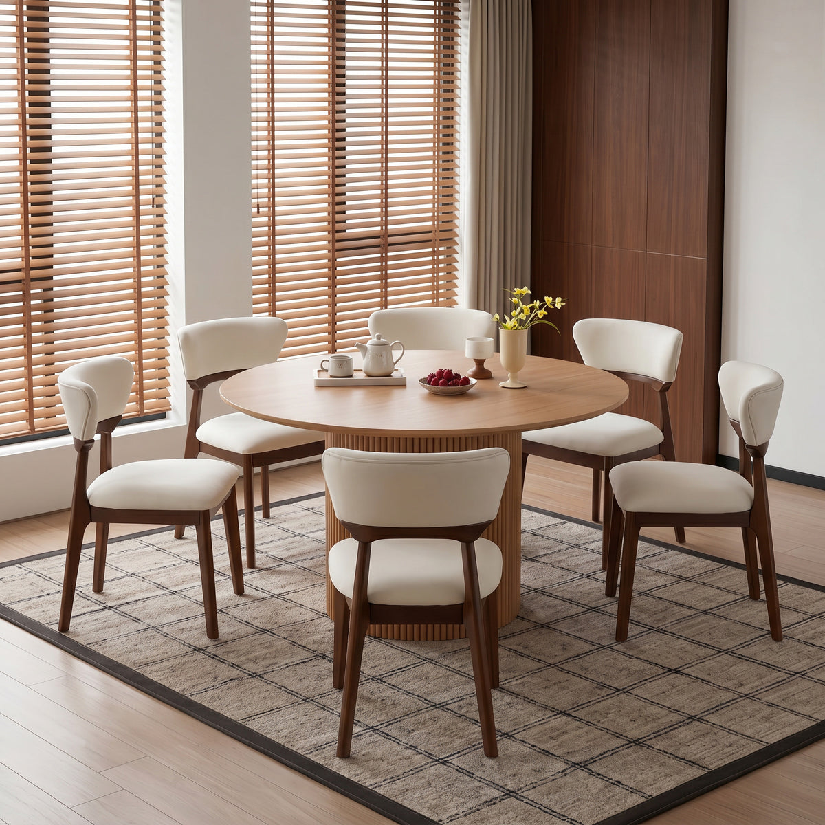 Seynar Modern Velvet Dining Chairs (Set)