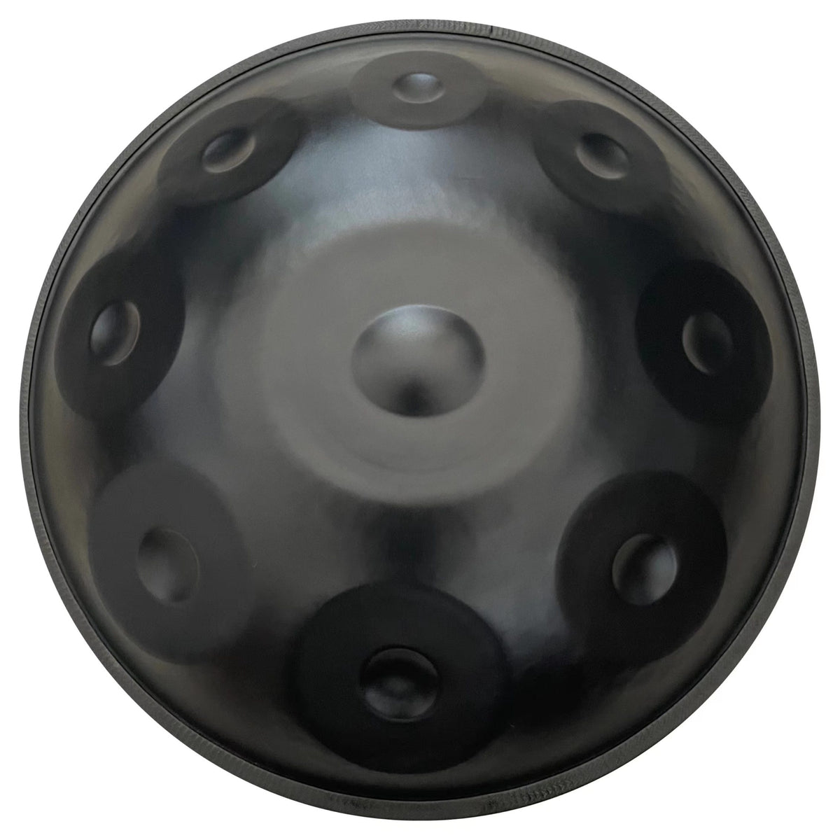Cosmos Handpan - Ebony Black 9 Notes in D Minor - Tambourine Gift Set