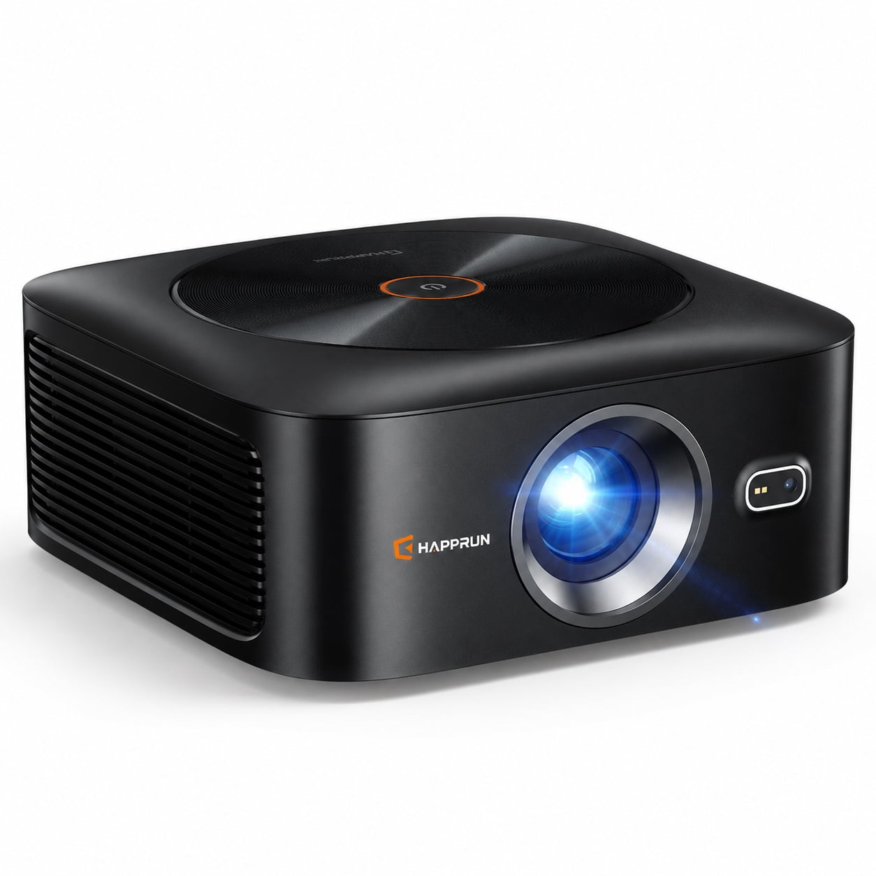 HAPPRUN 1500 ANSI Official Licensed Google TV Smart Projector with WiFi and Bluetooth, Native 1080P Projector with 4K Decoding, Dolby Audio, Auto Focus and Keystone, Movie Projector for Indoo